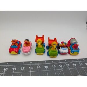 Tyco Matchbox Sesame Street Toy Cars Elmo Ernie Big Bird Lot of 6